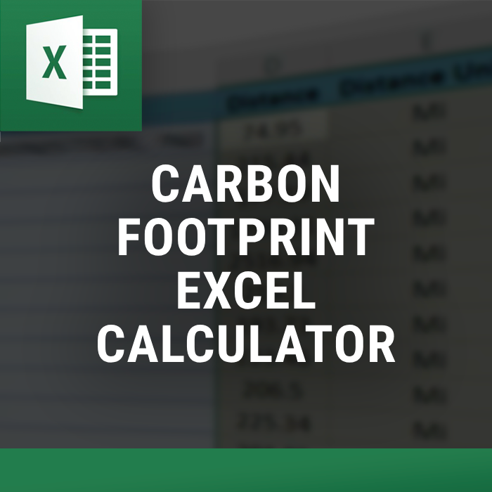Carbon Footprint Excel Calculator β Excel tool by ExcelDistanceCalculators.com