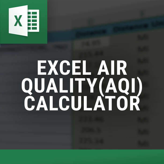 Excel Air Quality Calculator