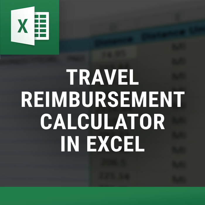 Travel Expense Reimbursement Calculator β Excel tool by ExcelDistanceCalculators.com