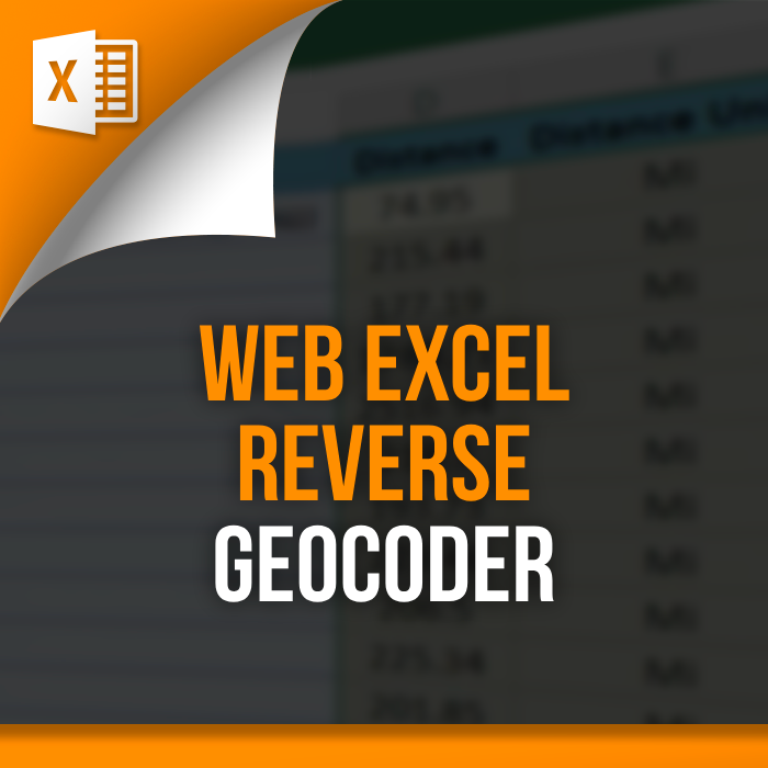 Web Excel Reverse Geocoder