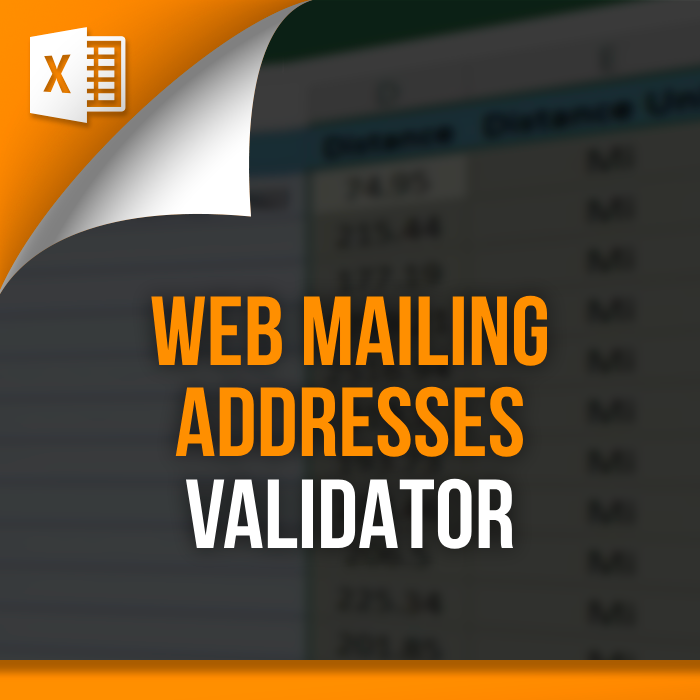 Web Mailing Addresses Validator