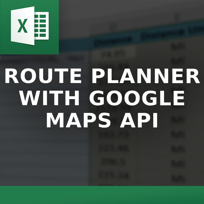 Route Optimizer in Excel β Excel tool by ExcelDistanceCalculators.com
