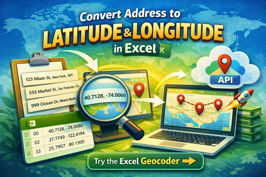 Convert Address to Latitude and Longitude in Excel
