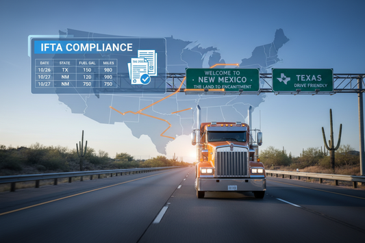 Trucking IFTA Compliance State-by-State Mileage Reporting — Done in Excel, Not by Hand