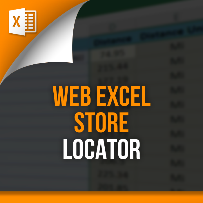 Web Excel Store Locator